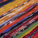 Indian Cotton Chindi Purple Rug Mat 60x90 cm Door Mat - Image 4