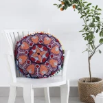 Indian Handmade Purple Cushion Cover