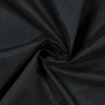 luxuriously Black Silk dupioni Fabric