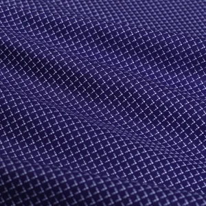 Man's Blue Check Shirt Fabric - Image 3