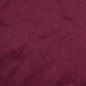 Maroon Solid Dupioni Silk Dress Making Fabric - Image 3