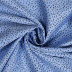 Men's luxuriously Shirt Fabric Sky Blue Paisley Pattern