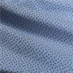 Men's luxuriously Shirt Fabric Sky Blue Paisley Pattern - Image 3