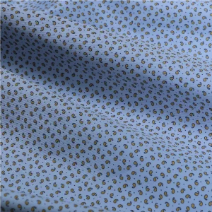 Men's luxuriously Shirt Fabric Sky Blue Paisley Pattern - Image 3