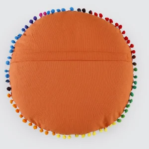 Orange Cushion Cover Suzani Embroidered - Image 5