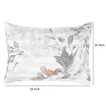 Owls Birds Printed Handmade Kantha Quilted Pillow Cover - Image 4