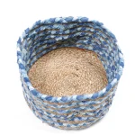 Plant Flowers Pots Hand Braided Jute Bag - Image 3