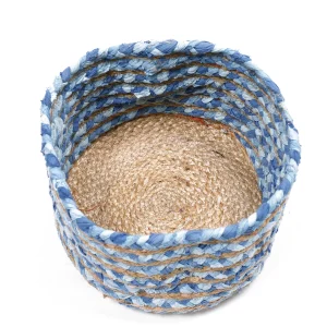 Plant Flowers Pots Hand Braided Jute Bag - Image 3