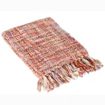 Red Acrylic Reversible Scarves 72"x12" Inch - Image 2