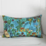 Traditional Handmade Kantha Quilted Cushion Case - Image 2
