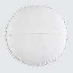 White & Black Embroidered Suzani Cushion Cover - Image 5