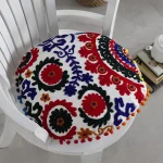 White Embroidered Decor Cushion Cover - Image 3