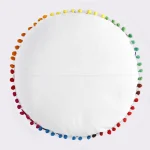 White Embroidered Decor Cushion Cover - Image 5