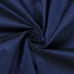 Women Solid Garment Fabric Blue Dupioni Silk Fabric