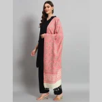 Beautiful Pink Paisley Cashmere Scarf/Stole - Image 4