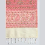 Beautiful Pink Paisley Cashmere Scarf/Stole - Image 6