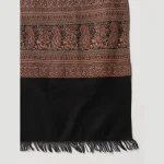 Beige Paisley Shawl Men's Wrap Wool Stole - Image 7