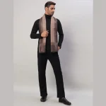 Cashmere Brown & Beige Wool Muffler Gift For Men's - Image 4