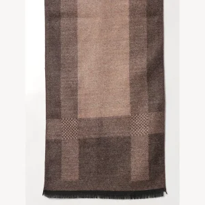 Cashmere Brown & Beige Wool Muffler Gift For Men's - Image 6