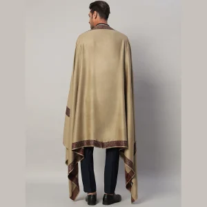 Cashmere Warm Shawl for Men's Soft Wool Grey Lohi - Image 9