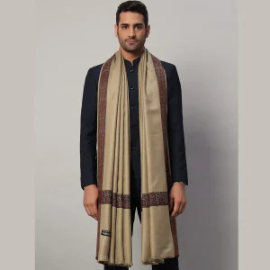 Cashmere Warm Shawl for Men's Soft Wool Grey Lohi - Image 4