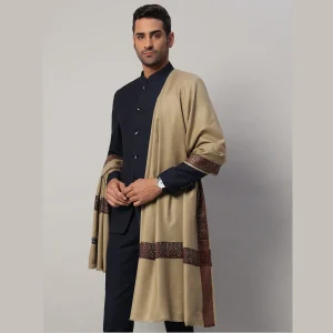 Cashmere Warm Shawl for Men's Soft Wool Grey Lohi - Image 5