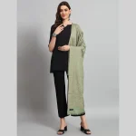 Green Floral Oversize Stole Gift For Women's - Image 3