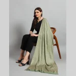 Green Floral Oversize Stole Gift For Women's