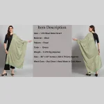 Green Floral Oversize Stole Gift For Women's - Image 8