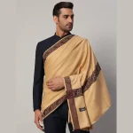 Indian Oversized Men's Lohi Luxury Camel Color Shawl