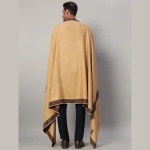 Indian Oversized Men's Lohi Luxury Camel Color Shawl - Image 8