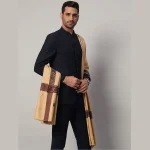 Indian Oversized Men's Lohi Luxury Camel Color Shawl - Image 4