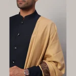 Indian Oversized Men's Lohi Luxury Camel Color Shawl - Image 6