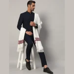 Indian Oversized Soft Wool White Shawl