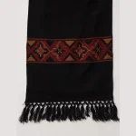 Luxury Black Wool Muffler Winter Comfortable Neck Wrap - Image 7