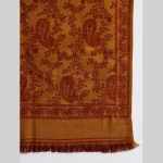 Luxury Himalayan Yak Wool Shawl ( Yellow Paisley) - Image 8