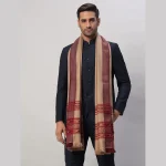 Meditation Beige Shawl Unisex Soft Wool Blanket