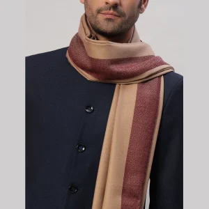 Meditation Beige Shawl Unisex Soft Wool Blanket - Image 6