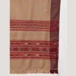 Meditation Beige Shawl Unisex Soft Wool Blanket - Image 7