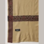 Men Reversible Solid Beige Shawl Winter Wear Lohi - Image 7