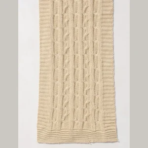Men's Beige Soft Wool Pashmina Muffler Winter Scarf - Image 7
