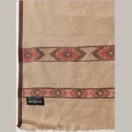 Men's Beige Soft Wool Shawl Winter Reversible Scarf - Image 7