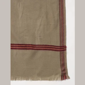 Men's Beige Wool Stole Winter Wear Long Shawl - Image 7