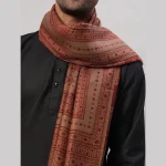 Men's Brown Foulard Wool Blanket - Image 6