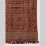 Men's Brown Foulard Wool Blanket - Image 7