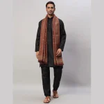 Men's Brown Foulard Wool Blanket - Image 5