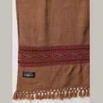 Men's Brown Shawl Winter Wrap Oversized Solid Lohi - Image 7