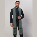 Men's Casual Grey Shawl Winter Wrap Wool Lohi - Image 3