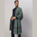 Men's Casual Grey Shawl Winter Wrap Wool Lohi - Image 2