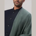 Men's Casual Grey Shawl Winter Wrap Wool Lohi - Image 7
